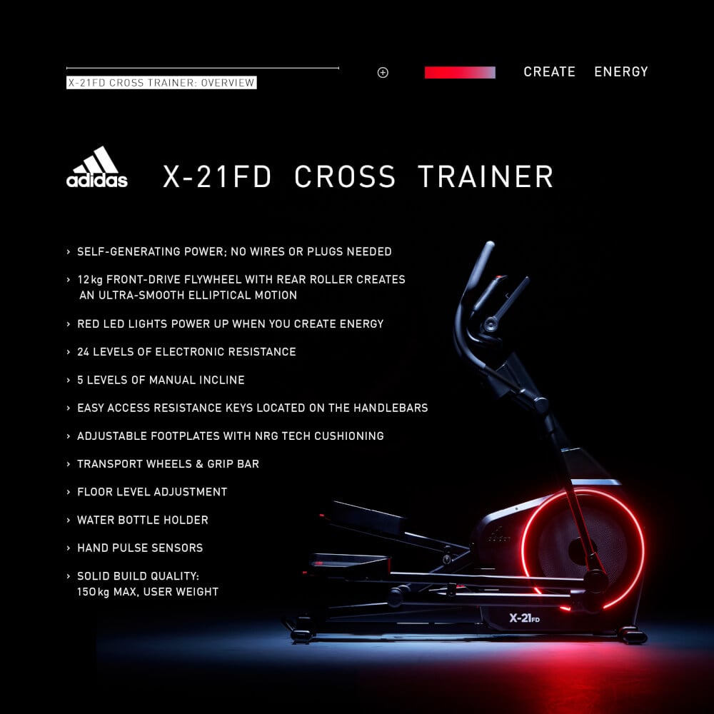 เครื่องเดินวงรี Adidas X-21FD